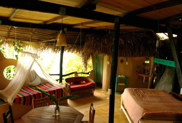 Casa Santa Cruz oceanfront rental homes located on Yelapa Bay